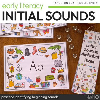 Preview of Beginning Sound Alphabet Mats | Building Phonemic Awareness Skills