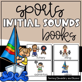 Sports Initial Sounds Book - Kindergarten Phonics