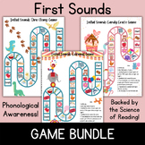 Initial Sounds Game BUNDLE | EDITABLE | Heggerty Aligned |