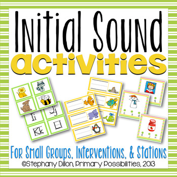 Preview of Initial Sounds & Letter Identification Activities (Beginning Sounds)