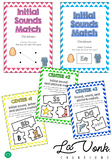 Initial Sounds Pack - Phonics Worksheets and Centers