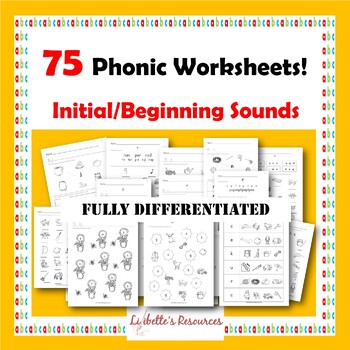 initial sounds phonic worksheets for receptionpre k and