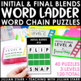 Initial and Final Blends Word Ladder Puzzles | Consonant B