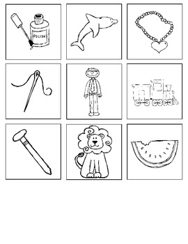 Initial and Final Nn Picture Sort by Sarah Fromhold | TpT