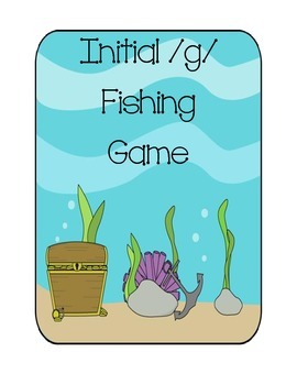 Preview of Speech Therapy: Initial /g/ words fishing game
