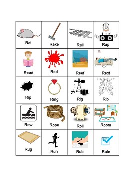 r words speech therapy initial