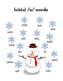 Winter freebie: Initial /s/ words