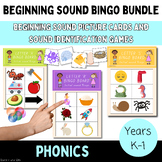Beginning sound bingo BUNDLE with beginning sound picture 