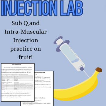 Preview of Injection Practice: Fruit Lab