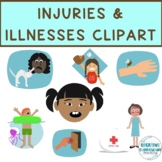 Injuries and Illness Clipart Set