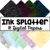 Ink Splatter Digital Papers