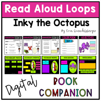 Preview of Inky The Octopus | DIGITAL Book Companion | Read Aloud Loops