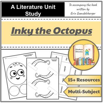 Preview of Inky the Octopus Book Companion Activities, Reading and Science Book Study