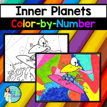 Preview of Inner Planets Color-by-Number