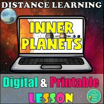 Preview of Inner Planets Notes Slides and Activity Digital Space Lesson