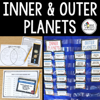 Preview of Inner and Outer Planets--5th Grade Florida Benchmark SC.5.E.5.2