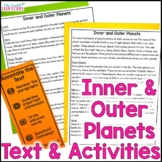 Inner and Outer Planets Informational Text & Activities Cl