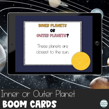 Preview of Inner or Outer Planets Boom Cards - Digital Task Cards