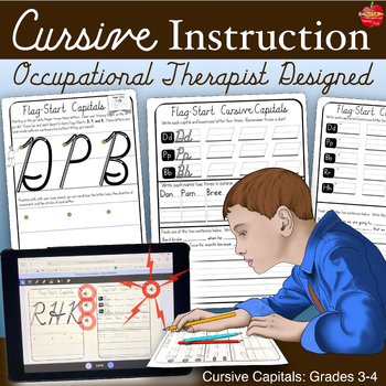Preview of Innovative Approach to Learning Cursive — EASEL Instruction,  Book 2: Capitals