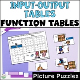Input-Output Tables Function Table Picture Puzzles Math Activity 4th