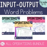 Input-Output Tables All Operations BUNDLE with Digital Options