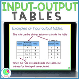 Input-Output Tables: Complete Lesson, Fun Practice Activities
