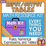 Input Output Tables, Numerical Expressions, Rules with Dig