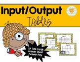 Input/Output Tables - Task Cards Set 3