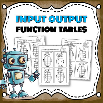 Preview of Input Output Tables Worksheet