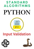 Input Validation in Python– Algorithm Coding for Middle & High school learners