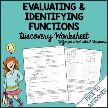 Preview of Evaluating and Identifying Functions Worksheet