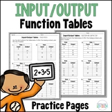 Input/Output Function Tables