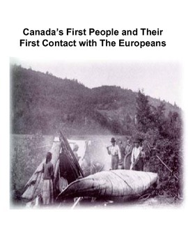 Preview of Inquiry Based Gr. 5 Social Studies Project: Canada's First People