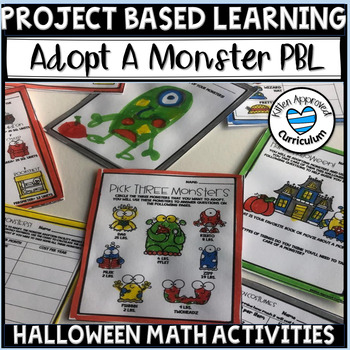 Preview of Fun Halloween PBL Math Project for 4th and 5th Grade