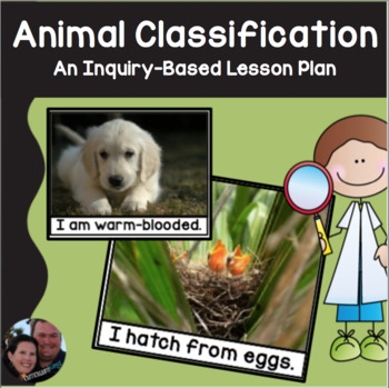 Preview of Inquiry Based Learning Animal Classification Lesson