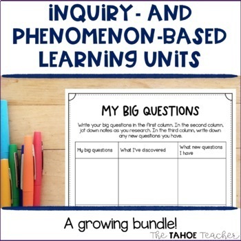 Preview of Inquiry-Based and Phenomenon Based Learning Units Bundled!