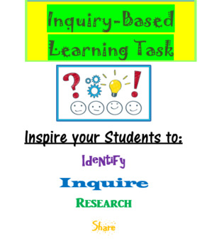 Preview of Inquiry-Based Research Task (Print/Digital Version)  (distance/remote learning)