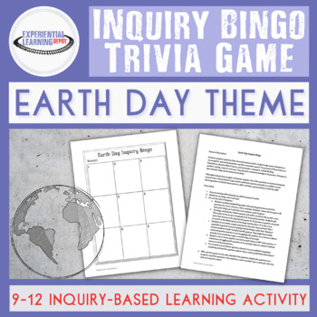Preview of Inquiry Bingo: Earth Day Activity for High School Students