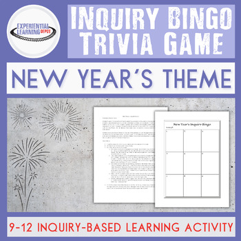 Preview of Inquiry Bingo: New Year's (High School Trivia)