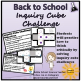 Inquiry Cube Challenge Critical Thinking Activity