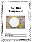 Inquiry Fad Diet Assignment Package