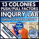 Inquiry Lab Group Centers Activity Colonies and Britain US