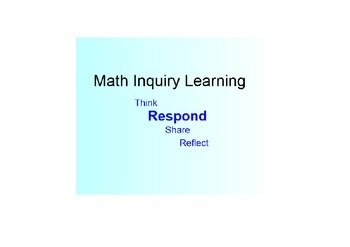 Preview of Discovery and Inquiry Learning Strategy SmartBoard Lesson