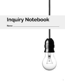 Preview of Inquiry Notebook for Guided Inquiry, Genius Hour, Passion Projects or 20% Time