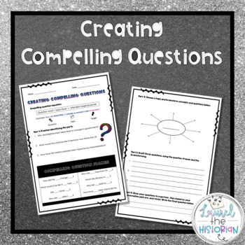 Preview of Inquiry Process Creating Driving/Compelling Questions C3