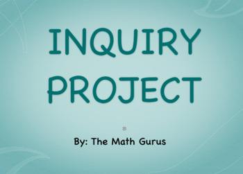Preview of Inquiry Project
