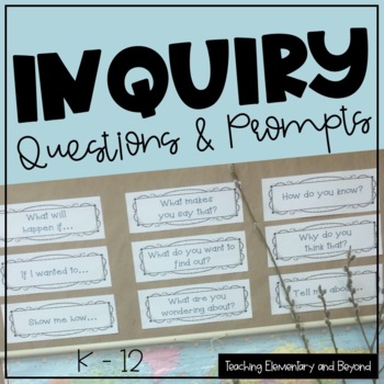 Preview of Inquiry Questions/ Inquiry Prompts