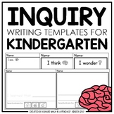 Inquiry Writing Templates for Kindergarten