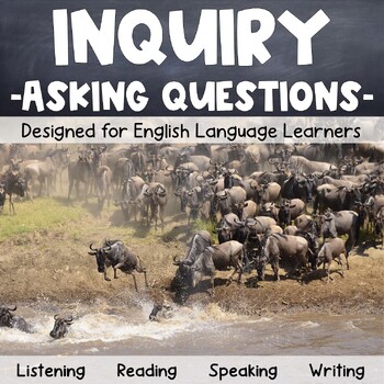 Preview of Inquiry and Asking Questions Language Function Unit - Wildebeest Migration