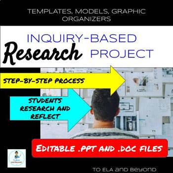 Preview of Inquiry based research essay project template research reflections {EDITABLE}